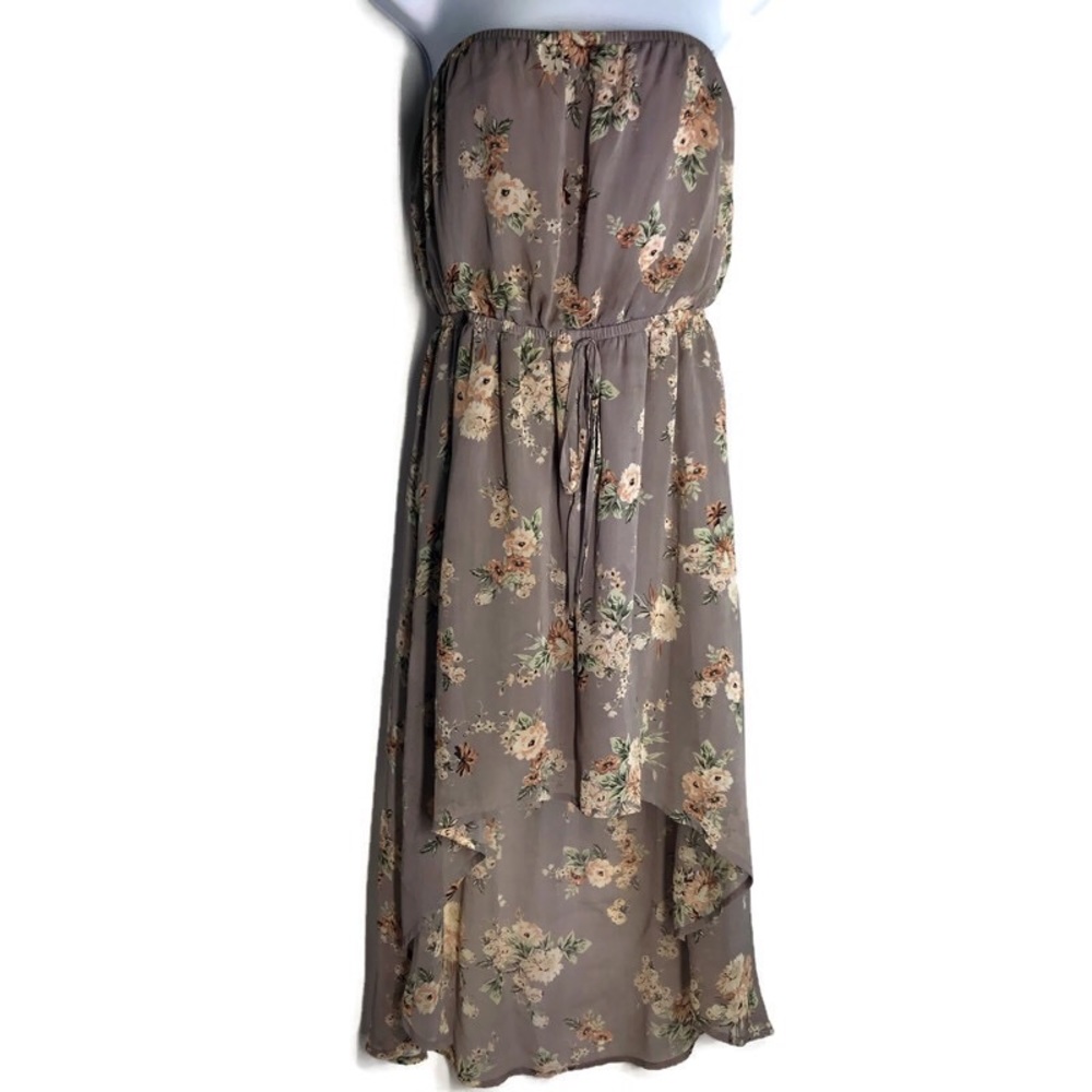 American Rag Women’s Floral Print Strapless Dress